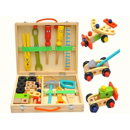 Drevená dielňa pre malého kutila + príslušenstvo