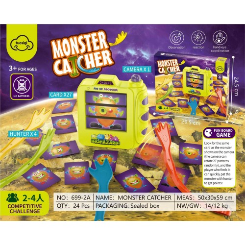 Arkádová hra Nájdi monštrum