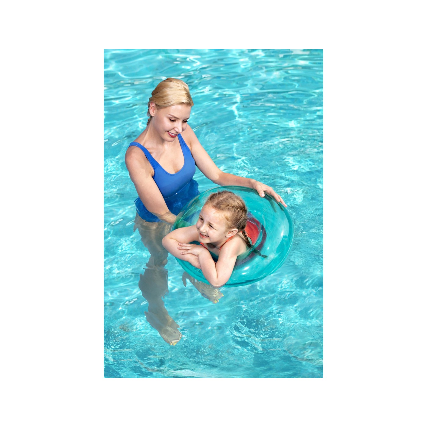 Plávací kruh pre deti Modrý 51 cm BESTWAY