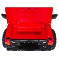 Extrémne športové vozidlo 4x4 s variabilnou veľkosťou, červené