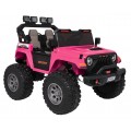 Extrémne športové vozidlo 4x4, variabilná veľkosť, ružová