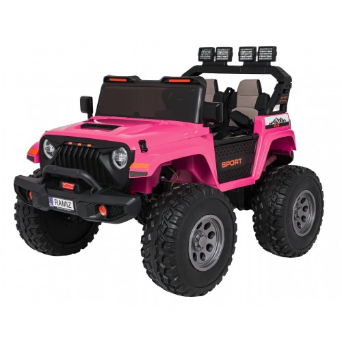 Extrémne športové vozidlo 4x4, variabilná veľkosť, ružová