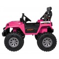 Extrémne športové vozidlo 4x4, variabilná veľkosť, ružová
