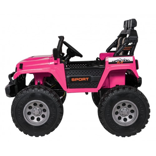 Extrémne športové vozidlo 4x4, variabilná veľkosť, ružová