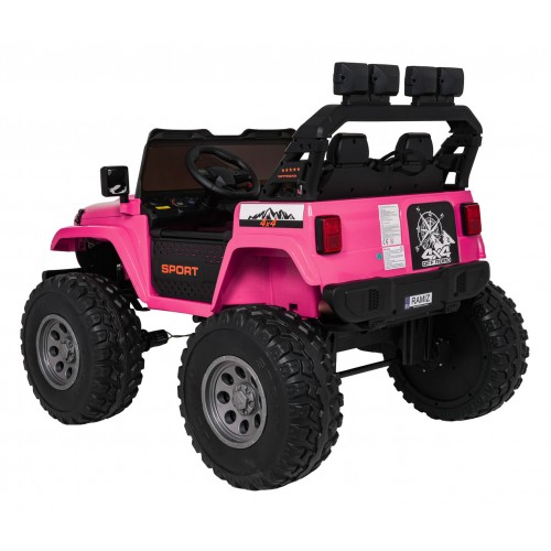 Extrémne športové vozidlo 4x4, variabilná veľkosť, ružová