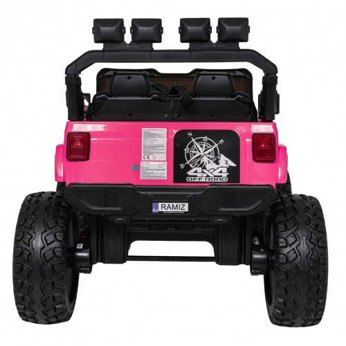 Extrémne športové vozidlo 4x4, variabilná veľkosť, ružová