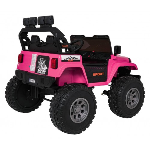 Extrémne športové vozidlo 4x4, variabilná veľkosť, ružová