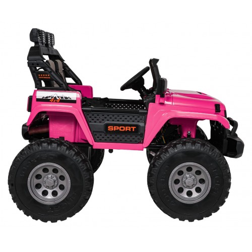 Extrémne športové vozidlo 4x4, variabilná veľkosť, ružová