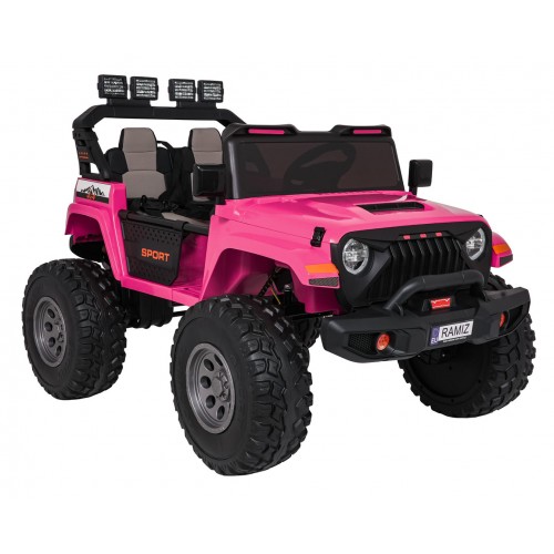 Extrémne športové vozidlo 4x4, variabilná veľkosť, ružová