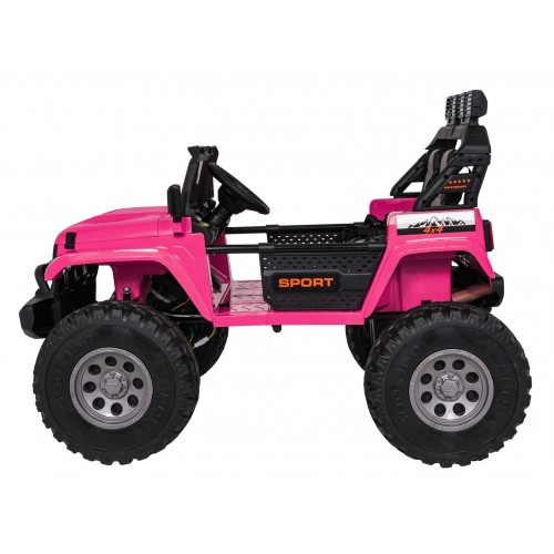 Extrémne športové vozidlo 4x4, variabilná veľkosť, ružová