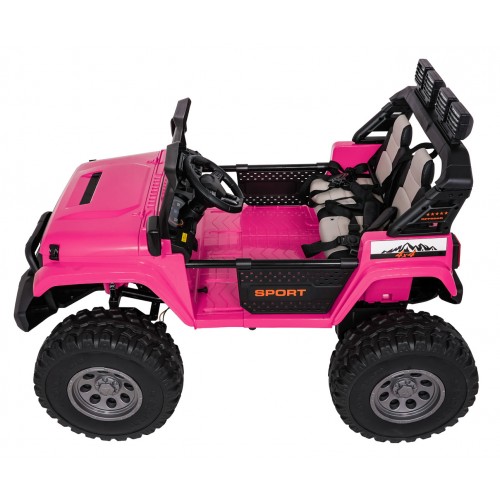 Extrémne športové vozidlo 4x4, variabilná veľkosť, ružová