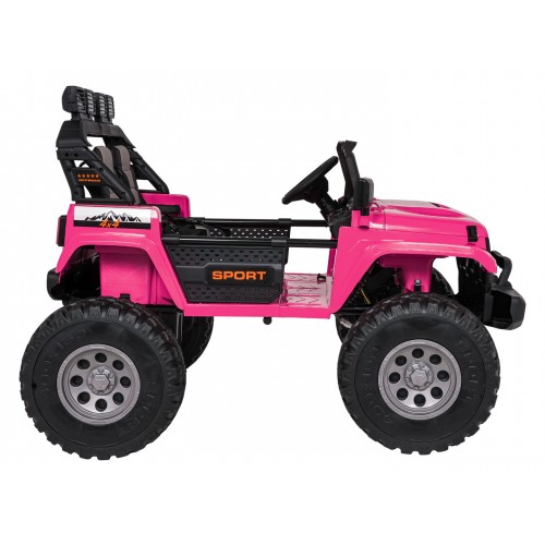 Extrémne športové vozidlo 4x4, variabilná veľkosť, ružová