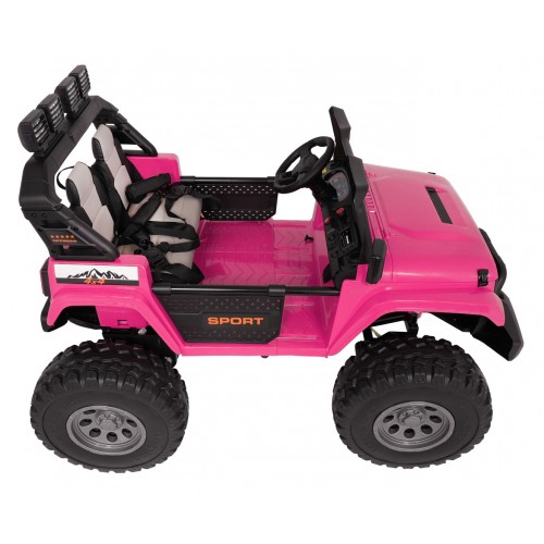 Extrémne športové vozidlo 4x4, variabilná veľkosť, ružová