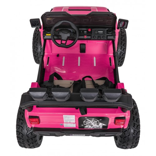 Extrémne športové vozidlo 4x4, variabilná veľkosť, ružová