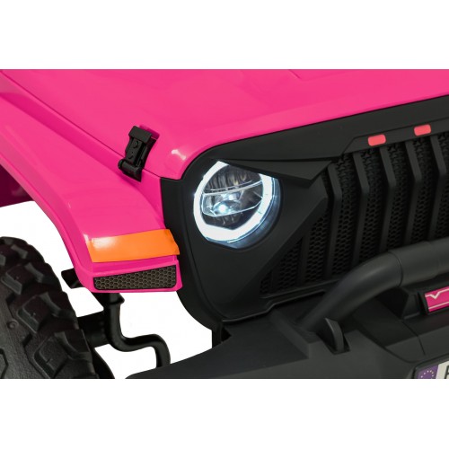 Extrémne športové vozidlo 4x4, variabilná veľkosť, ružová