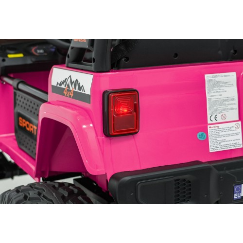 Extrémne športové vozidlo 4x4, variabilná veľkosť, ružová