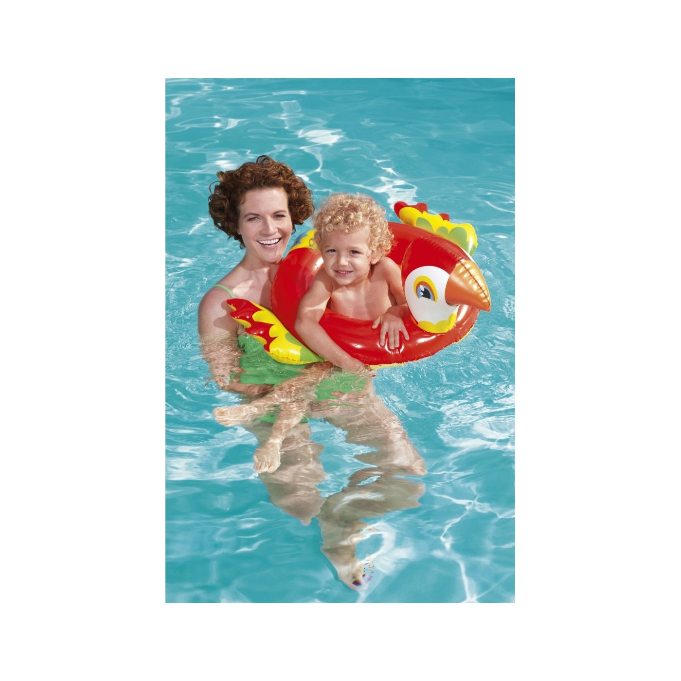 Plávací kruh pre deti Papagáj BESTWAY 84x76cm Vinyl