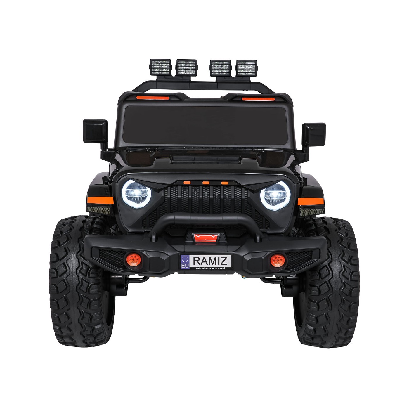 Extrémne športové vozidlo 4x4, variabilná veľkosť, čierna