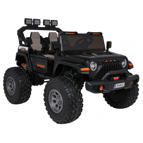 Extrémne športové vozidlo 4x4, variabilná veľkosť, čierna