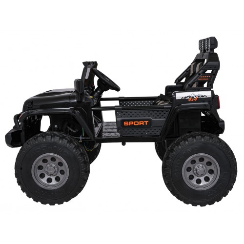Extrémne športové vozidlo 4x4, variabilná veľkosť, čierna