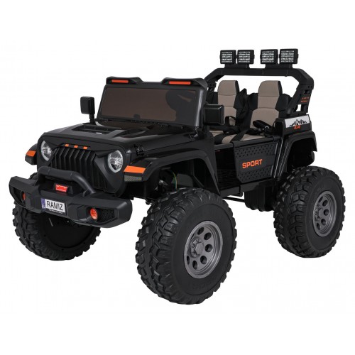 Extrémne športové vozidlo 4x4, variabilná veľkosť, čierna