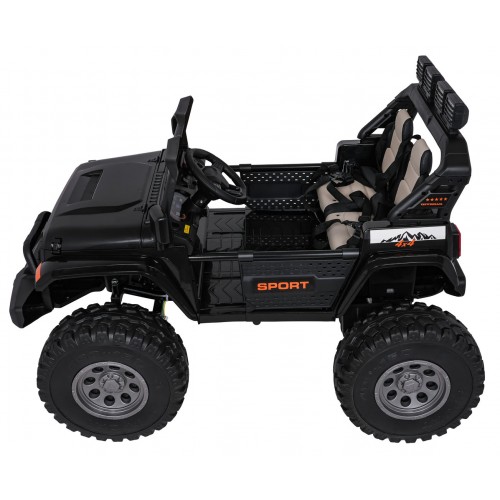Extrémne športové vozidlo 4x4, variabilná veľkosť, čierna