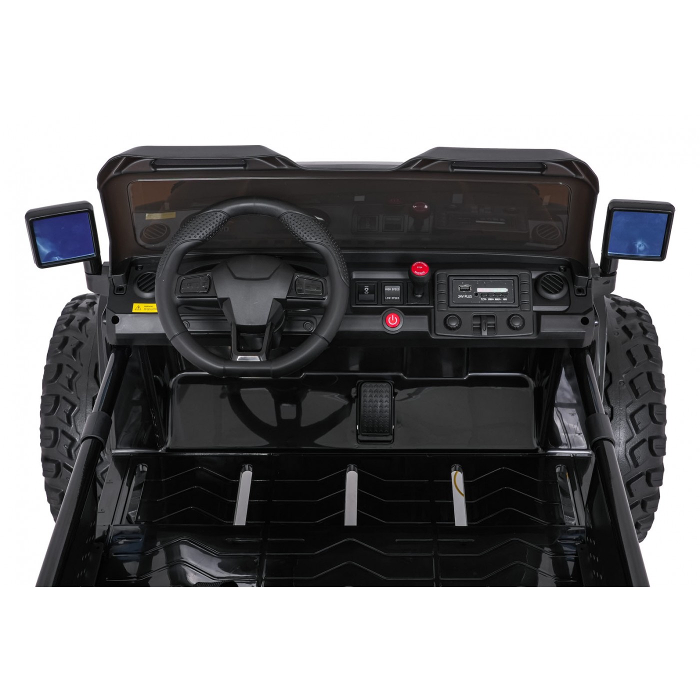 Extrémne športové vozidlo 4x4, variabilná veľkosť, čierna