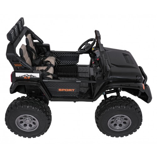 Extrémne športové vozidlo 4x4, variabilná veľkosť, čierna