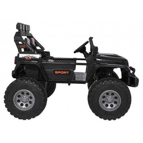 Extrémne športové vozidlo 4x4, variabilná veľkosť, čierna