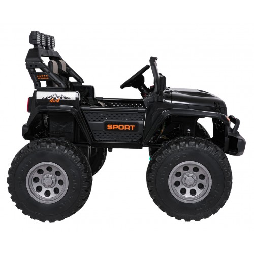 Extrémne športové vozidlo 4x4, variabilná veľkosť, čierna