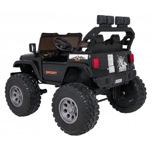 Extrémne športové vozidlo 4x4, variabilná veľkosť, čierna