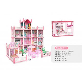 MEGA ružová vila + príslušenstvo