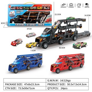 Prenosný katapultový kamión + autá