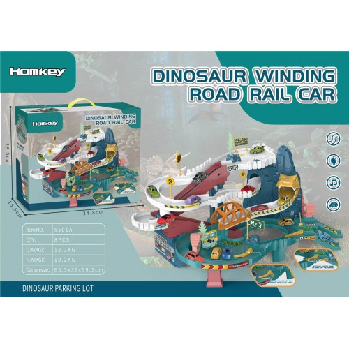 Multifunkčné parkovanie MEGA DINO + príslušenstvo