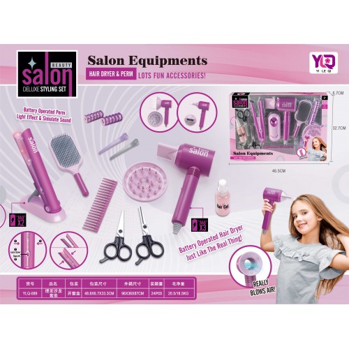 Kadernícka sada fialová + doplnky