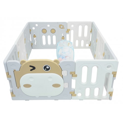 Modulárny plot/ohradka Hippo hnedá