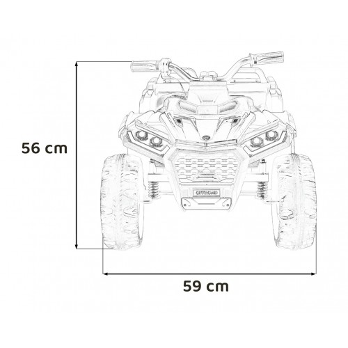 Quad Sport TX ATV White