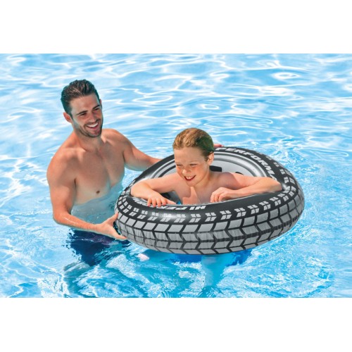 Plávací kruh Gigantická Pneumatika 91cm INTEX