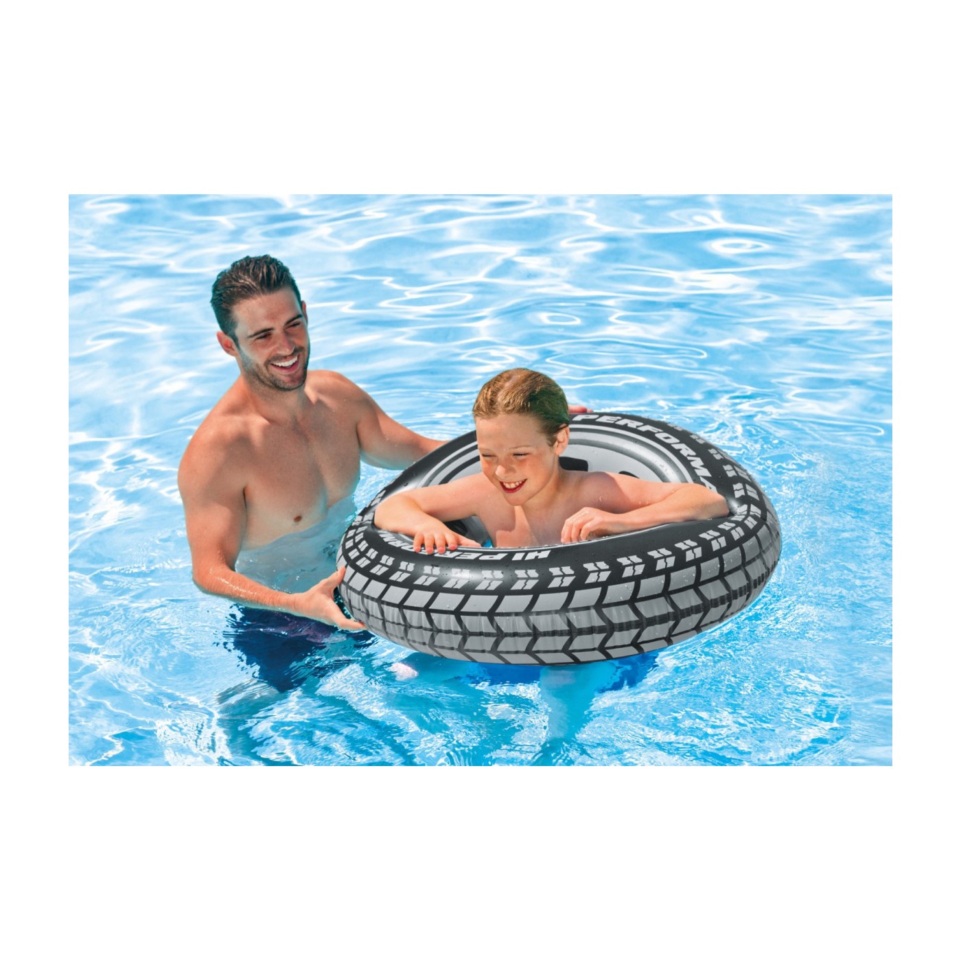 Plávací kruh Gigantická Pneumatika 91cm INTEX