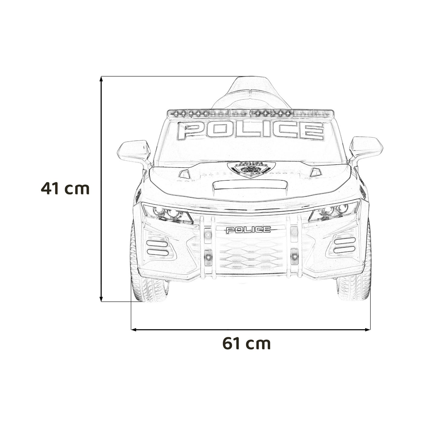 Policajné vozidlo 911 Agency Black