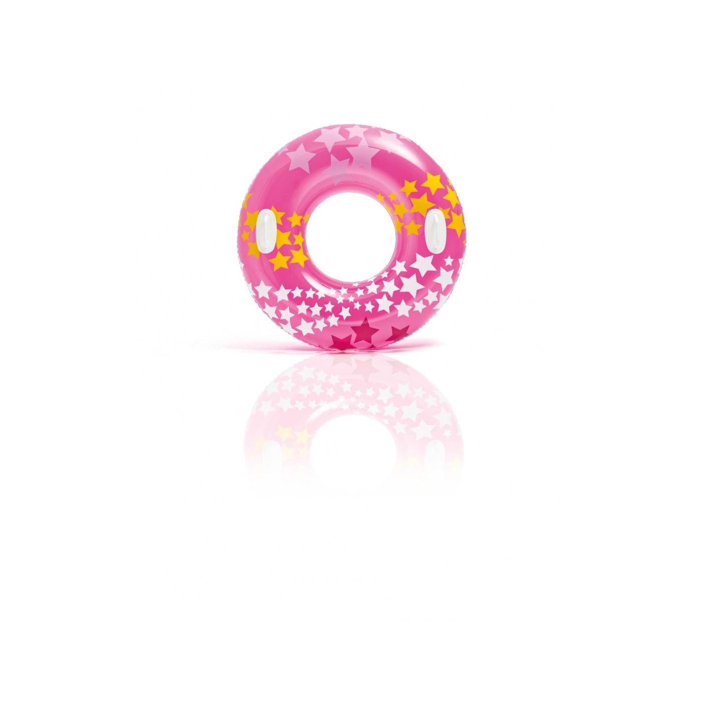 Plávací kruh Hviezda 91cm INTEX Ružový