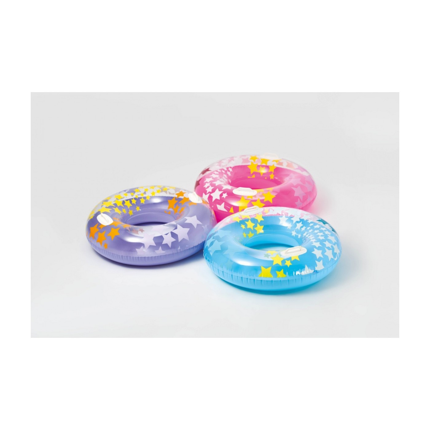 Plávací kruh Hviezda 91cm INTEX Ružový