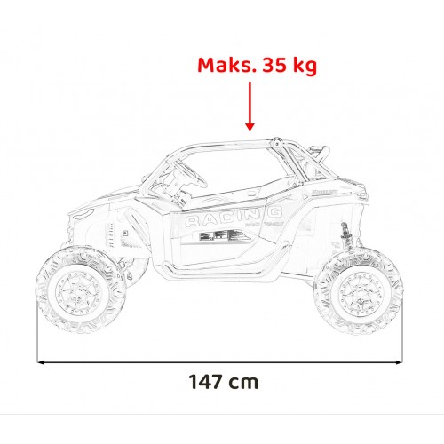 Vozidlo RACING Road 2000 Black