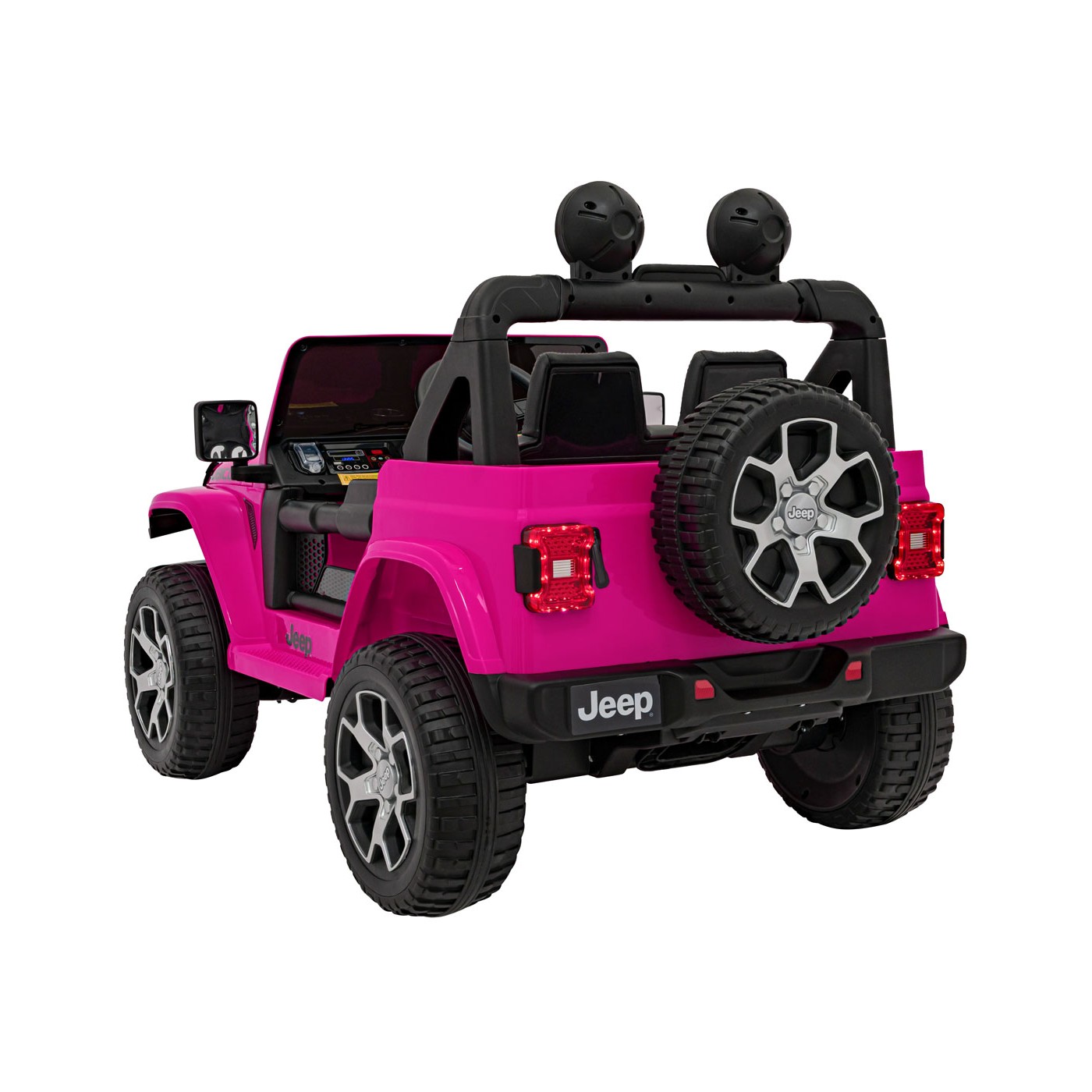 copy of Jeep Wrangler Rubicon na akumulator dla dzieci Zielony + Pilot + Radio MP3 LED + Koła EVA