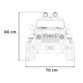 copy of Jeep Wrangler Rubicon na akumulator dla dzieci Zielony + Pilot + Radio MP3 LED + Koła EVA