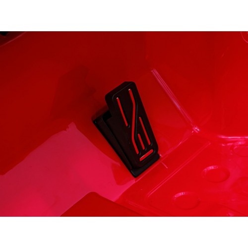 Jeep Wrangler Rubicon na batériu pre deti Červený + Ovládač + Rádio MP3 LED + Kolesá EVA