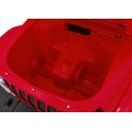 Jeep Wrangler Rubicon na batériu pre deti Červený + Ovládač + Rádio MP3 LED + Kolesá EVA