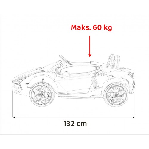 Vozidlo Lamborghini Revuelto XL STRONG Ružové