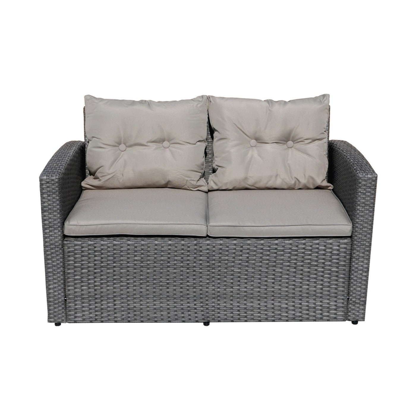 Súprava Záhradného Nábytku so Zásuvkami Technorattan