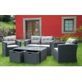 Súprava Záhradného Nábytku so Zásuvkami Technorattan
